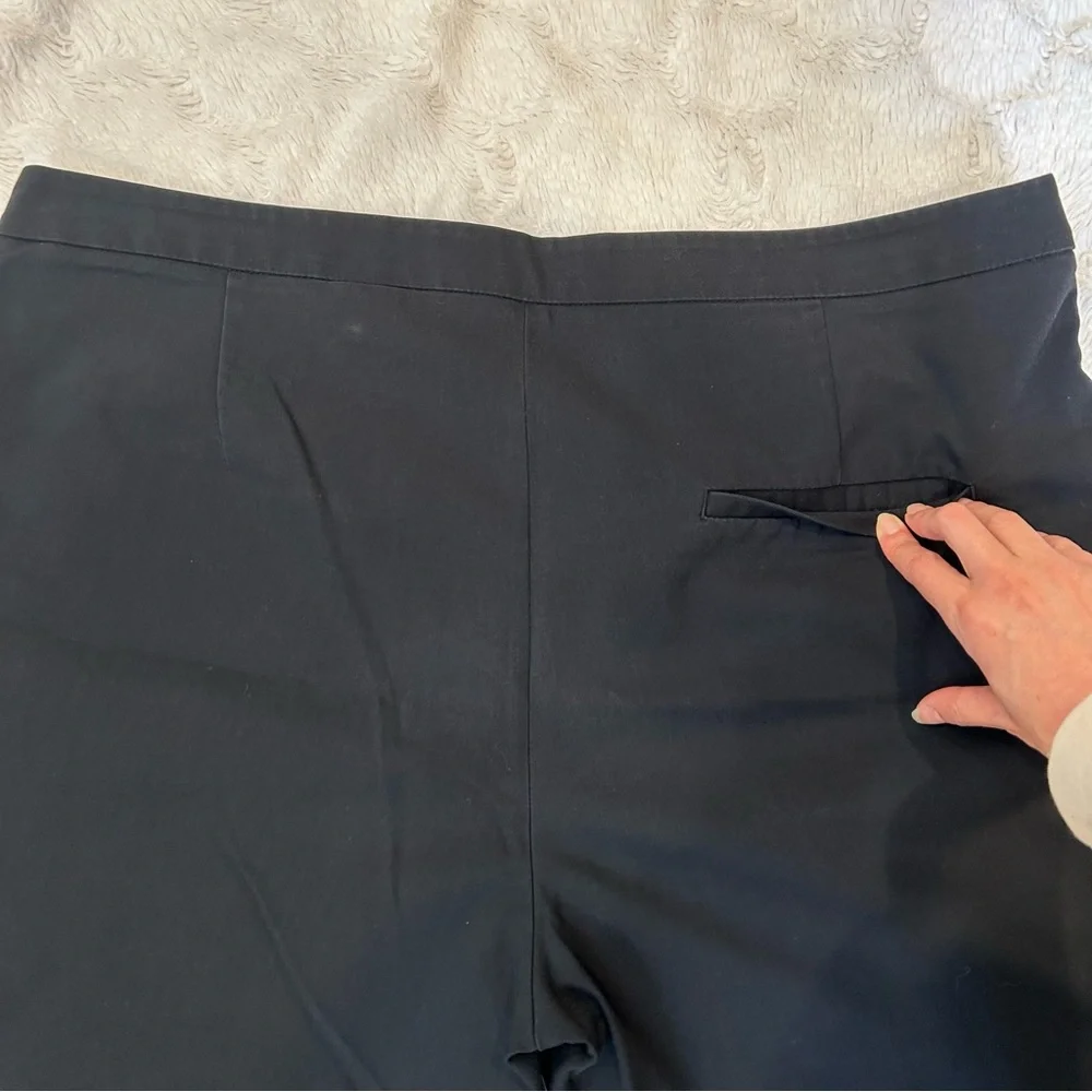H&M - Black Slim Ankle Capri Formal Dress Pants 18 - Picture 5 of 12